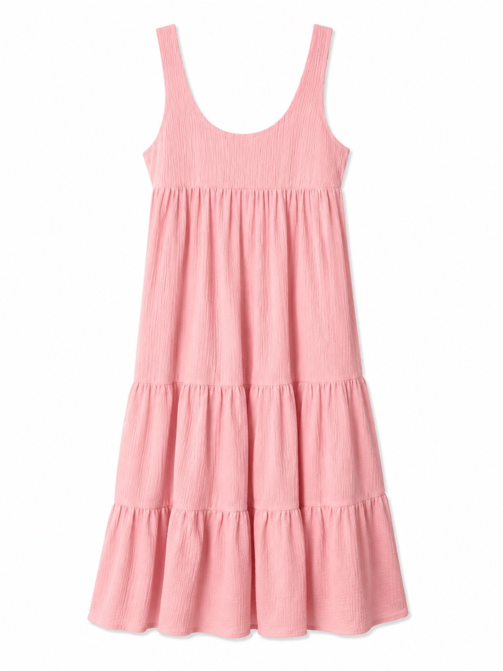 FP Beach by Free People Pink Tiered Maxi Dress – Size Medium